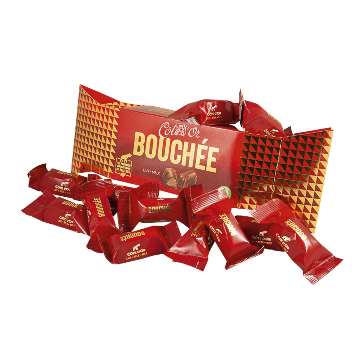Cote d'Or Bouchee gift cracker filled with individual Bouchees - 15x300g