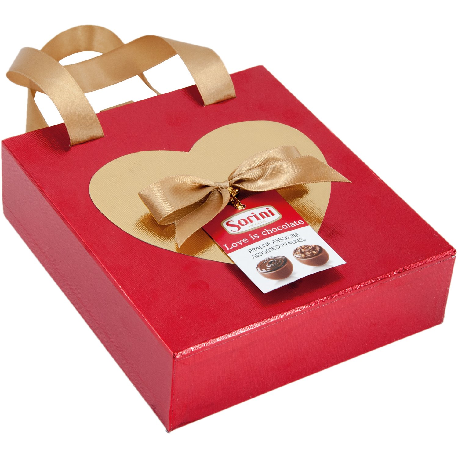 Piccola red and white gift boxes of assorted creams - 8 x 120g