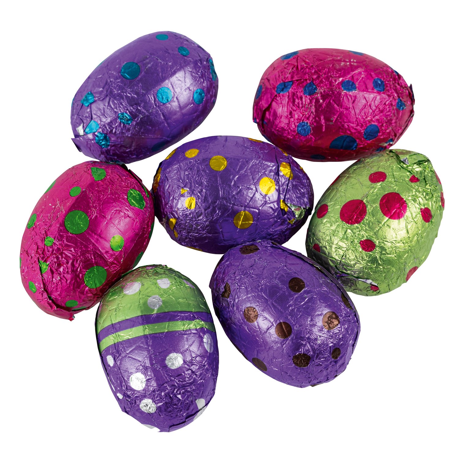 Assorted foiled chocolate filled mini Easter eggs 10.5g - 12kg